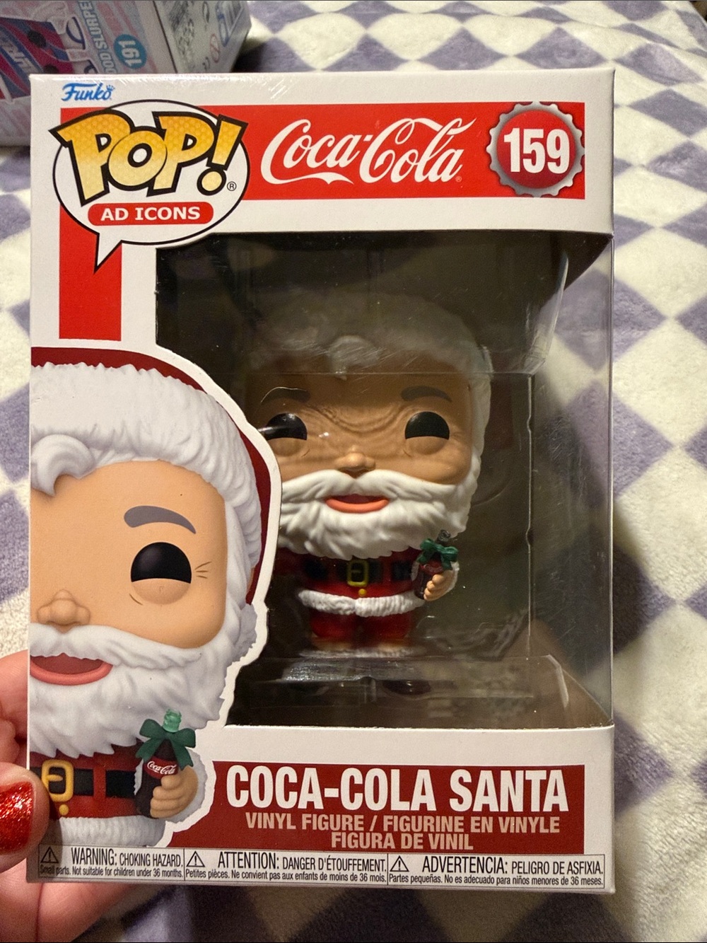 Funko Coca-Cola Santa Pop! Vinyl – Red, White, Green
